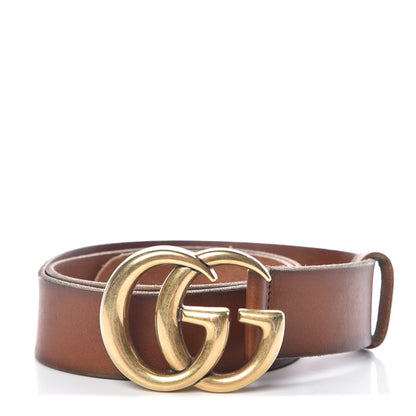 Gucci Faded Calfskin Double G 40mm Belt 85 34 Cuir 1 of 7