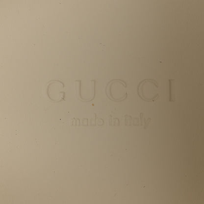 Gucci Calfskin Interlocking G Perforated Womens Ace Sneakers 37.5 White Grey Sky 8 of 10