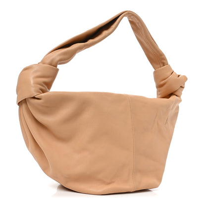 Bottega Veneta Calfskin Mini Double Knot Bag Almond 3 of 11