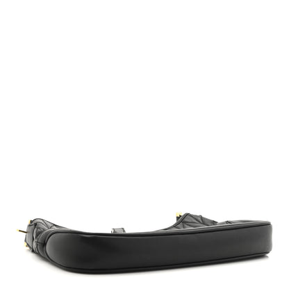 Gucci Quilted Calfskin Jackie O Chain Hobo Black 4 of 14