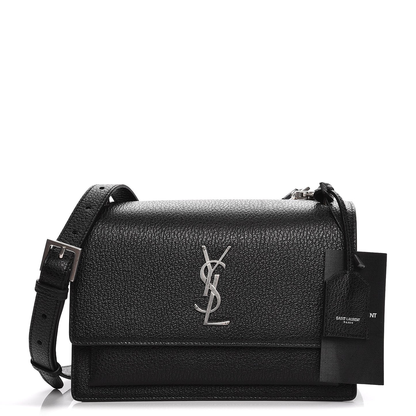 Grained Calfskin Medium Monogram Sunset Black