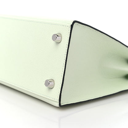 Hermes Epsom Kelly Sellier 25 Vert Fizz 9 of 10