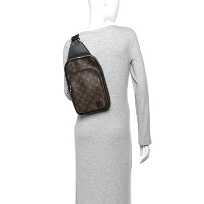 Louis Vuitton Monogram Macassar Avenue Sling Bag NM 2 of 10