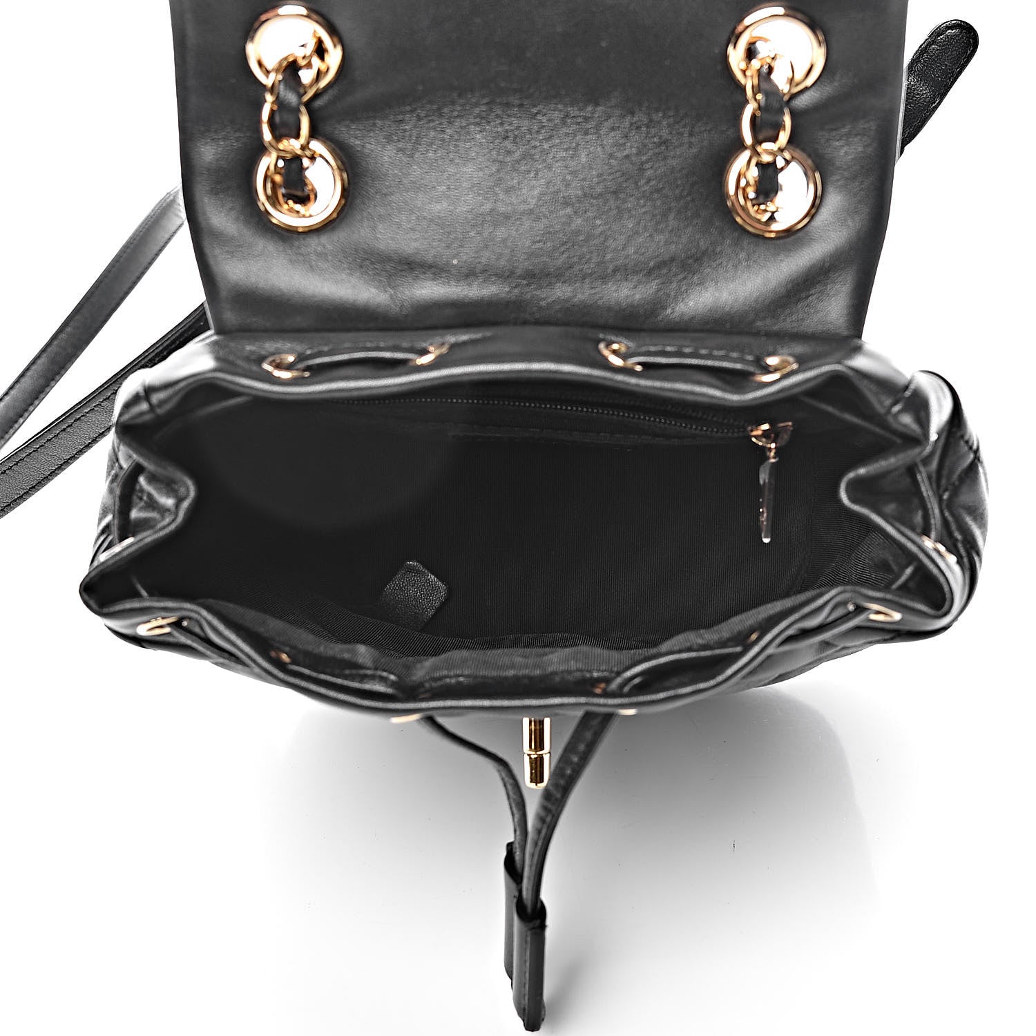 Chanel Lambskin Quilted Mini Urban Spirit Backpack Black 5 of 12