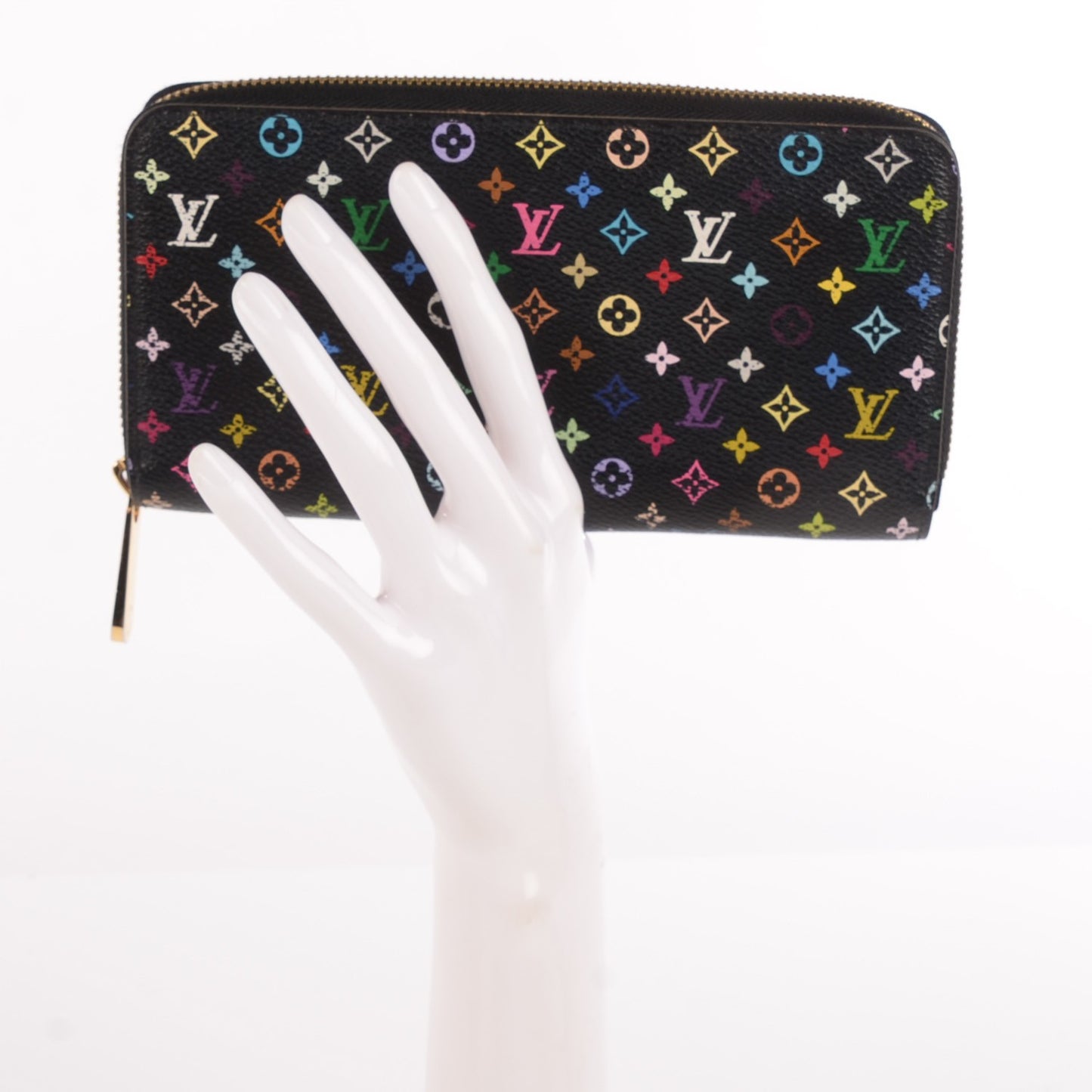 Monogram Multicolor Zippy Wallet Black Grenade