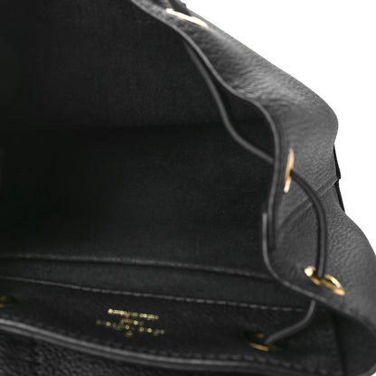 Louis Vuitton Calfskin Lockme Mini Backpack Black 4 of 7
