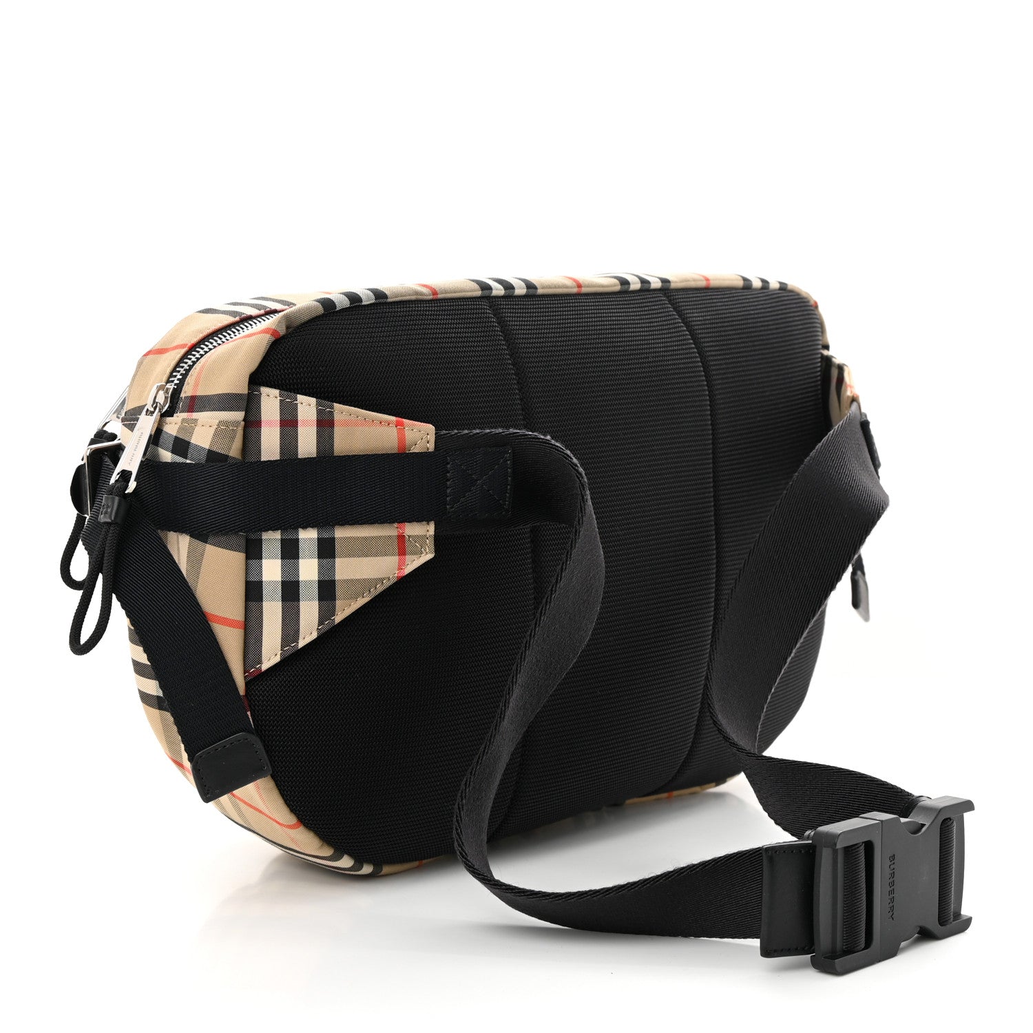 Burberry Cotton Vintage Check Large Cannon Bum Bag Archive Beige 3 of 9