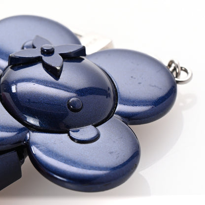 Louis Vuitton Metal Vivienne Bag Charm Key Holder Blue Marine 4 of 5