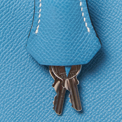 Hermes Epsom HAC Birkin 32 Blue Jean 30 of 39