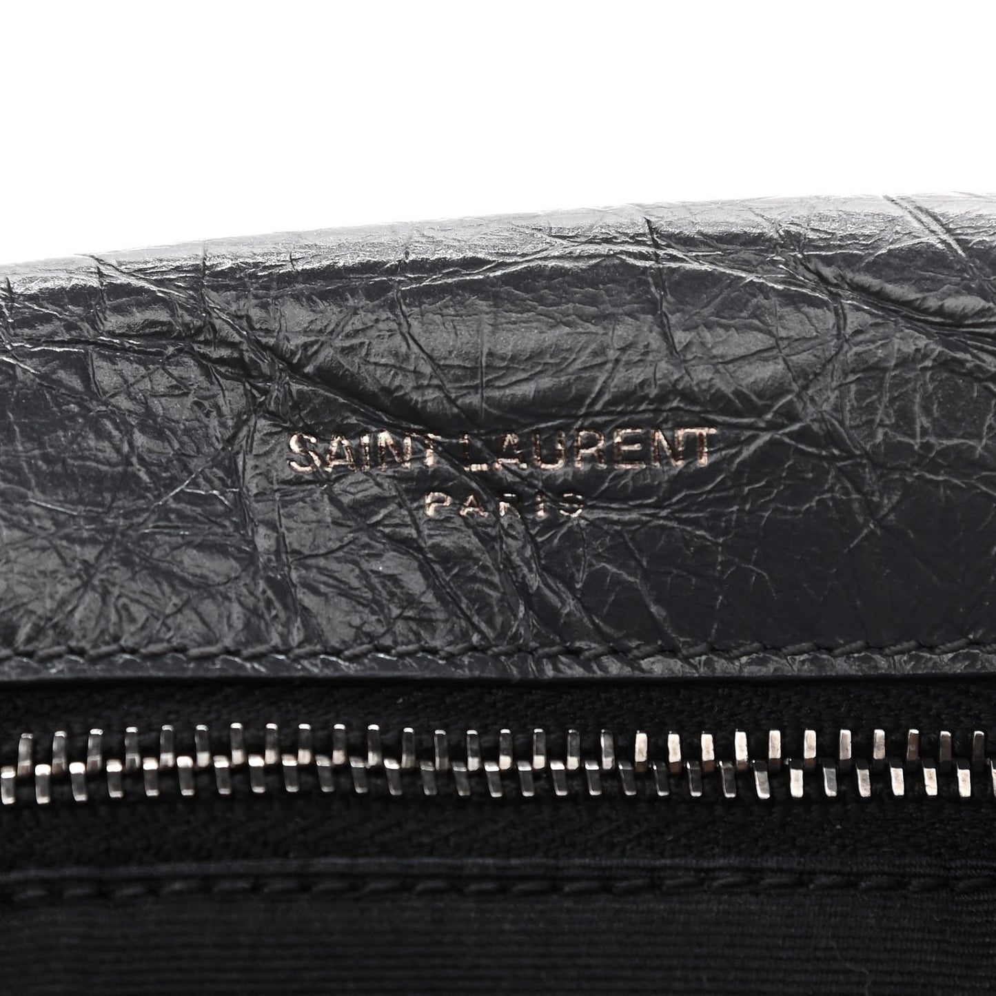 Crinkled Calfskin Matelasse Monogram Medium Niki Chain Satchel Dark Smog