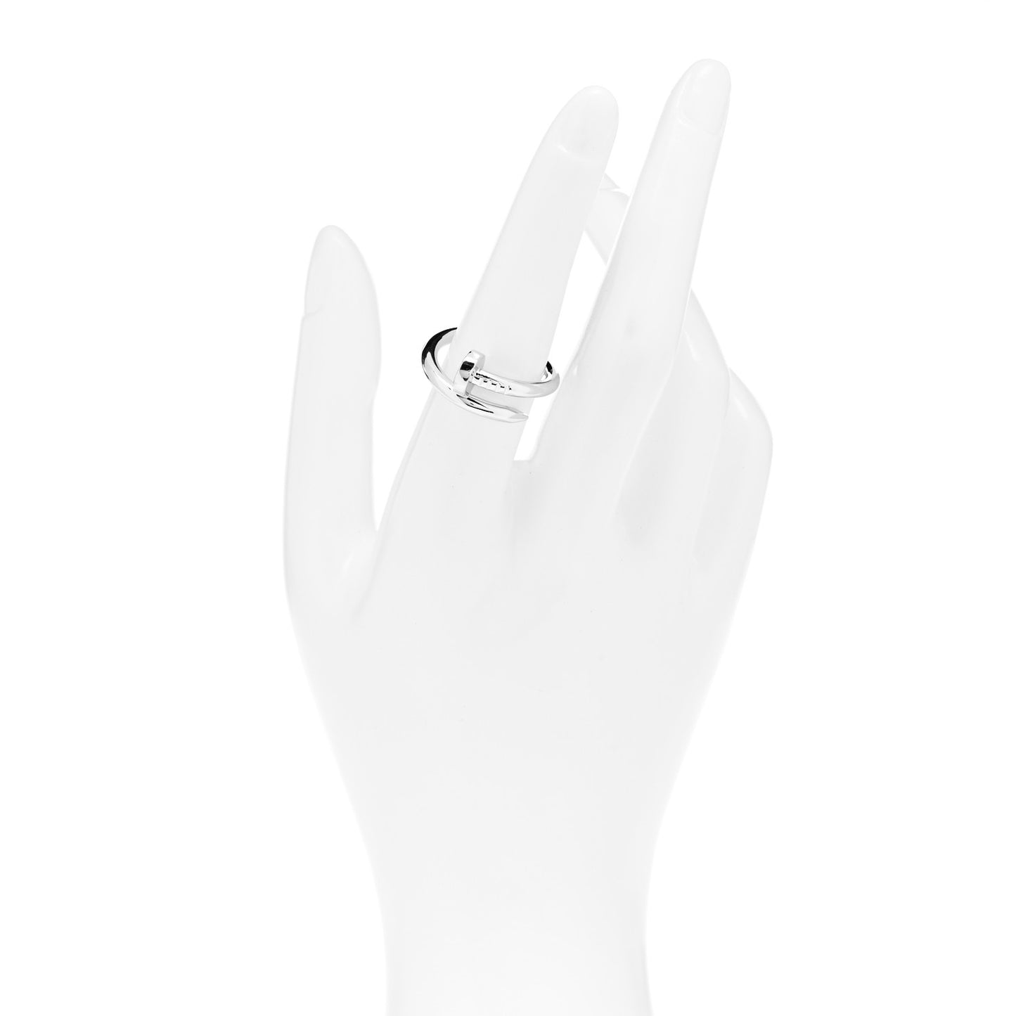 18K White Gold Juste Un Clou Ring 55 7.25