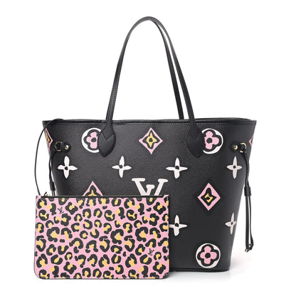 Louis Vuitton Monogram Giant Wild At Heart Neverfull MM Black 1 of 4