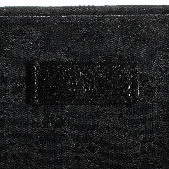 Monogram Web Large Diaper Tote Black