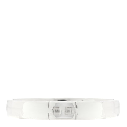 Hermes 18K White Gold Ever Herakles Wedding Band Ring 59 8.75 1 of 5