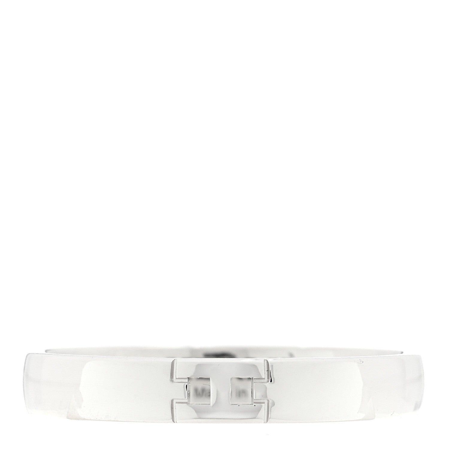 Hermes 18K White Gold Ever Herakles Wedding Band Ring 59 8.75 1 of 5