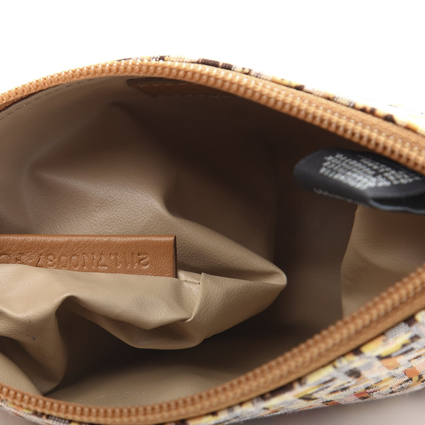 Zucchino Vitello Floral Forever Cosmetic Pouch Pesca Giallo Saddler