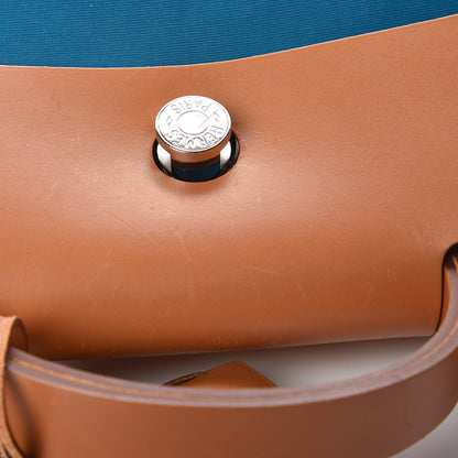 Hermes Toile Vache Hunter Herbag Zip 39 MM Bleu Izmir Natural 16 of 24