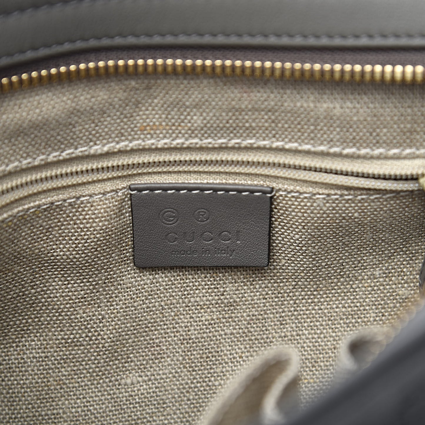 Microguccissima Small Bree Tote Graphite
