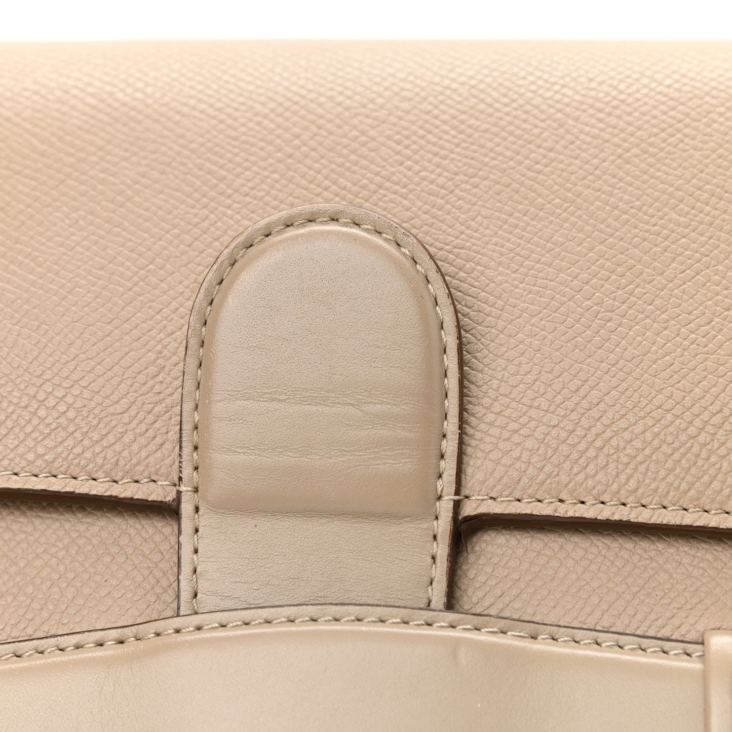 Baby Grained Calfskin Medium Symmetrical Bag Taupe