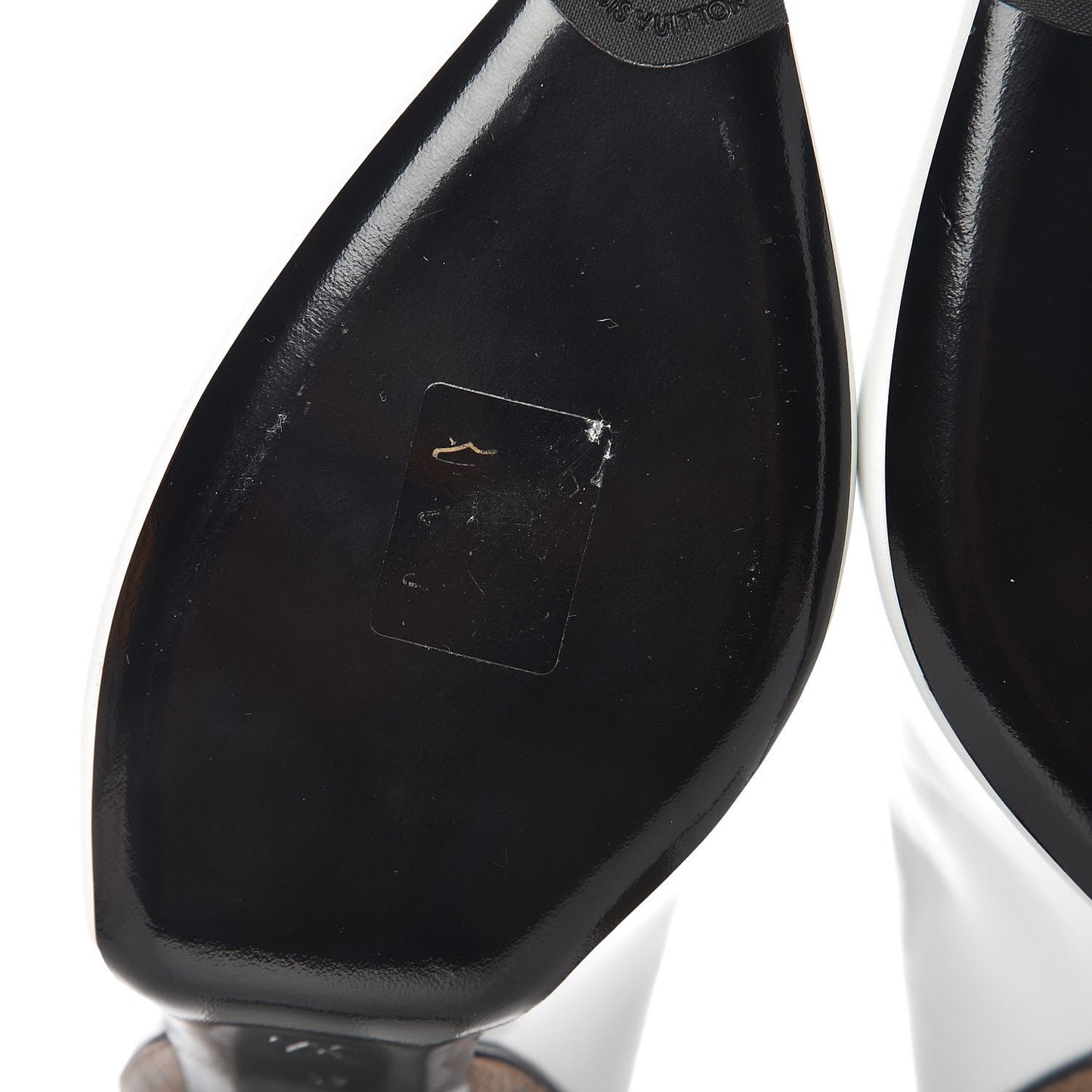 Calfskin Reverse Monogram Rodeo Queen Pumps 41 White