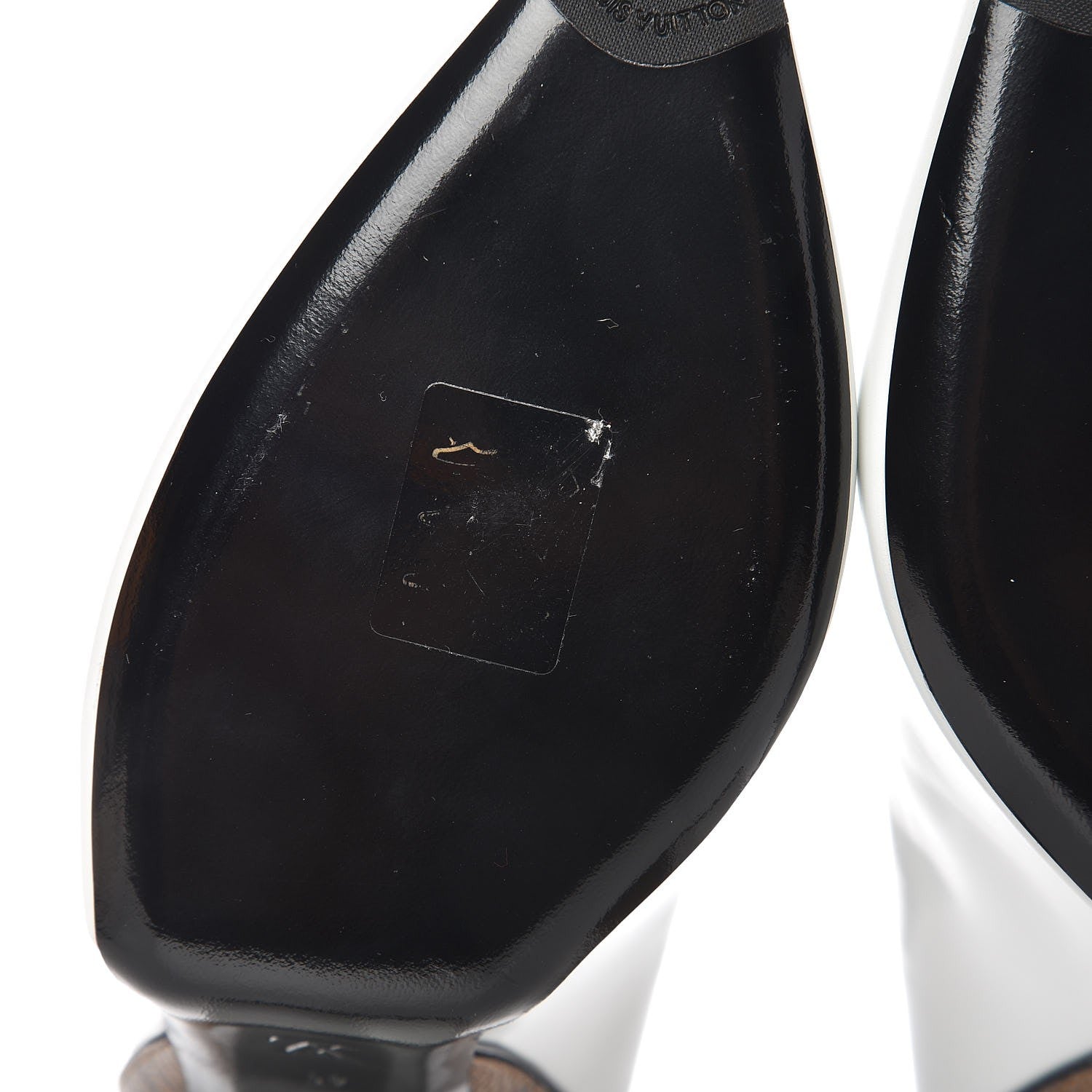 Louis Vuitton Calfskin Reverse Monogram Rodeo Queen Pumps 41 White 10 of 14