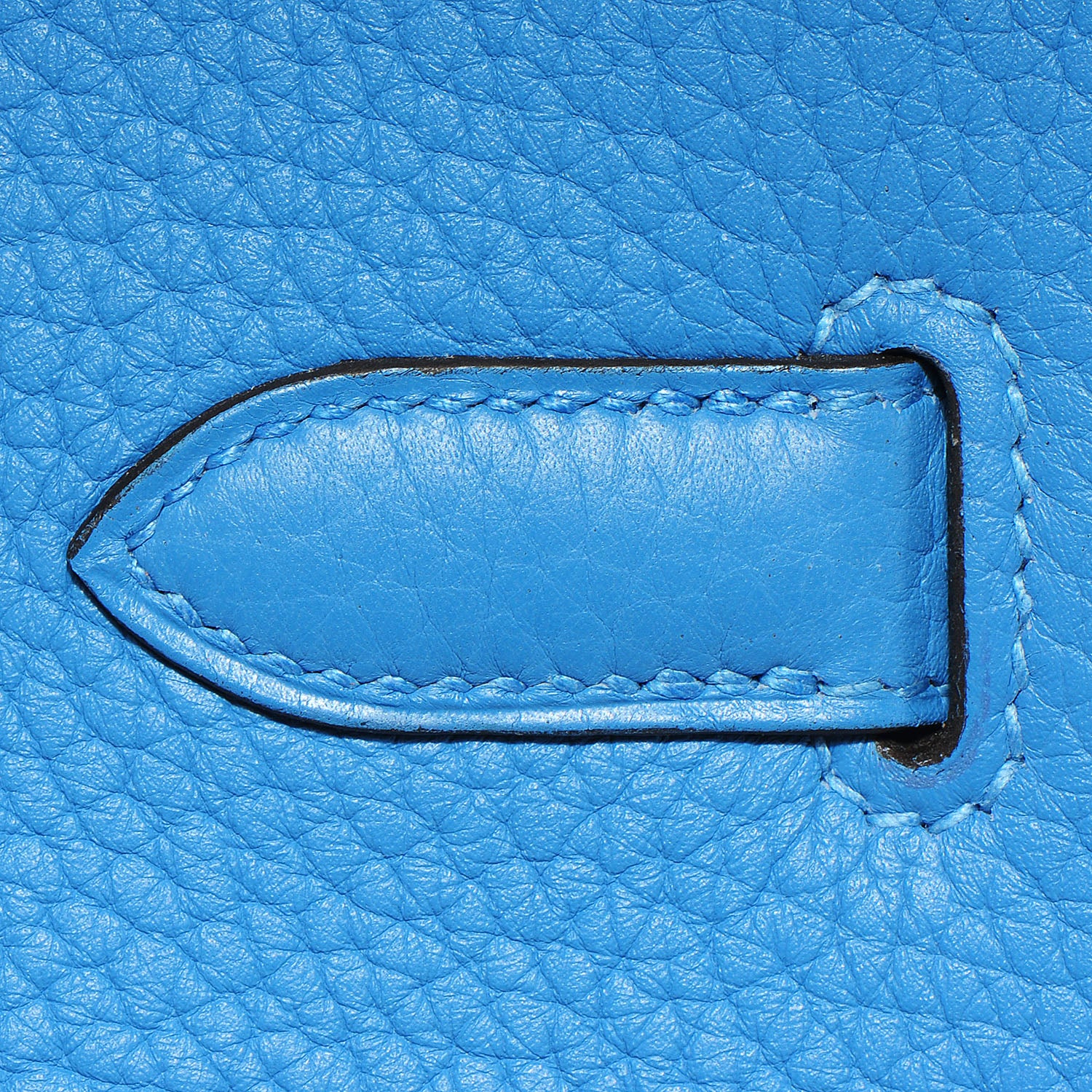 Hermes Taurillon Clemence Birkin 35 Bleu Paradis 25 of 26