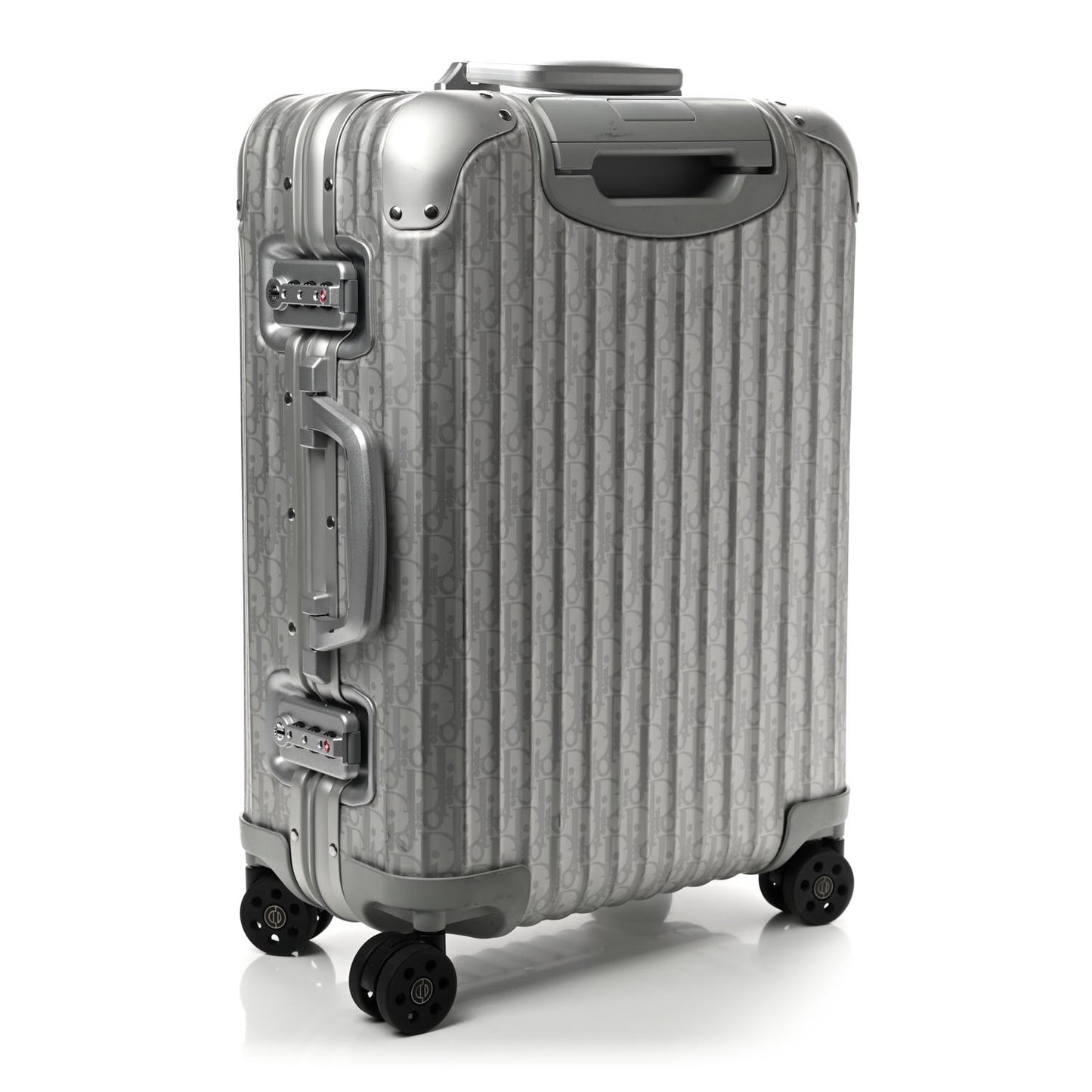 X RIMOWA Aluminum Gradient Cabin Luggage Silver