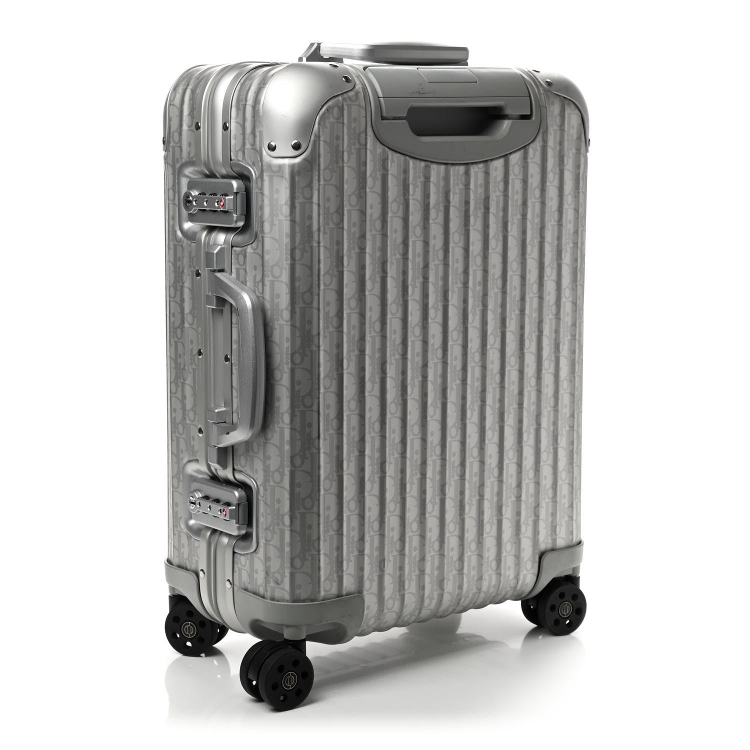 Christian Dior X RIMOWA Aluminum Gradient Cabin Luggage Silver 2 of 13
