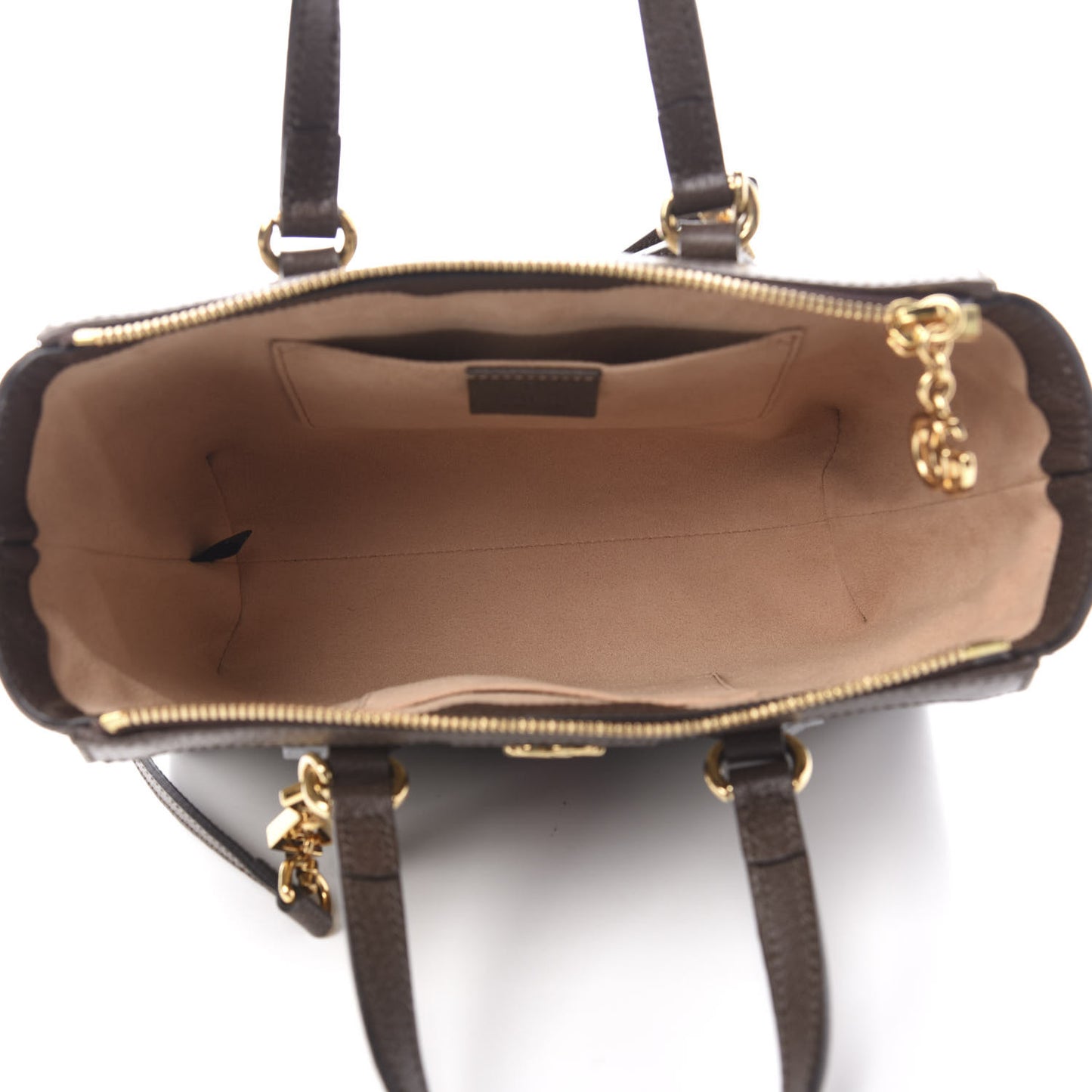 GG Supreme Monogram Small Ophidia Tote Bag Brown