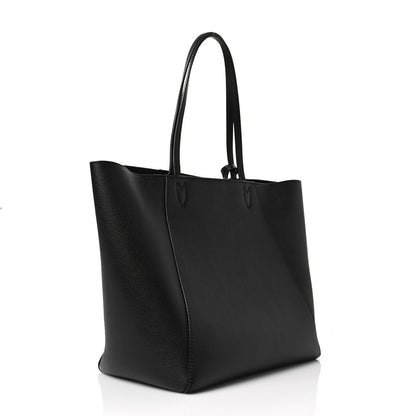 Louis Vuitton Calfskin Lockme Cabas Black 3 of 7