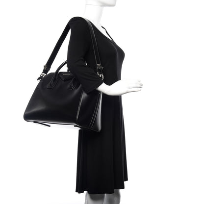 Givenchy Shiny Lord Calfskin Medium Antigona Black 2 of 10