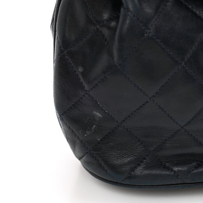 Chanel Lambskin CC Tassel Shoulder Bag Navy 16 of 20