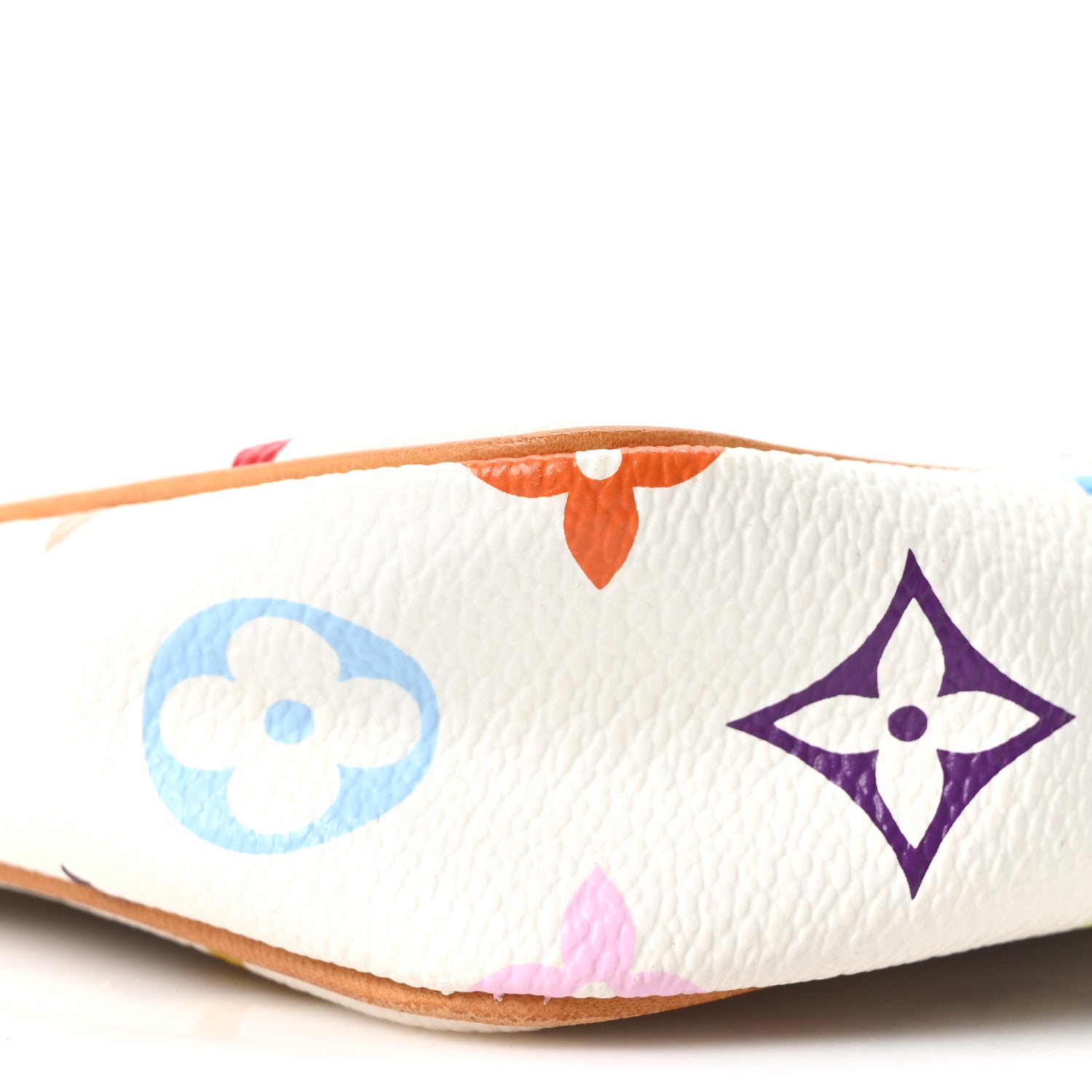 Louis Vuitton Monogram Multicolor Pochette Accessories White 8 of 9