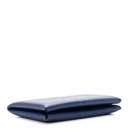 Hermes Evercolor Verso Calvi Card Case Bleu Saphir Bleu France 4 of 6