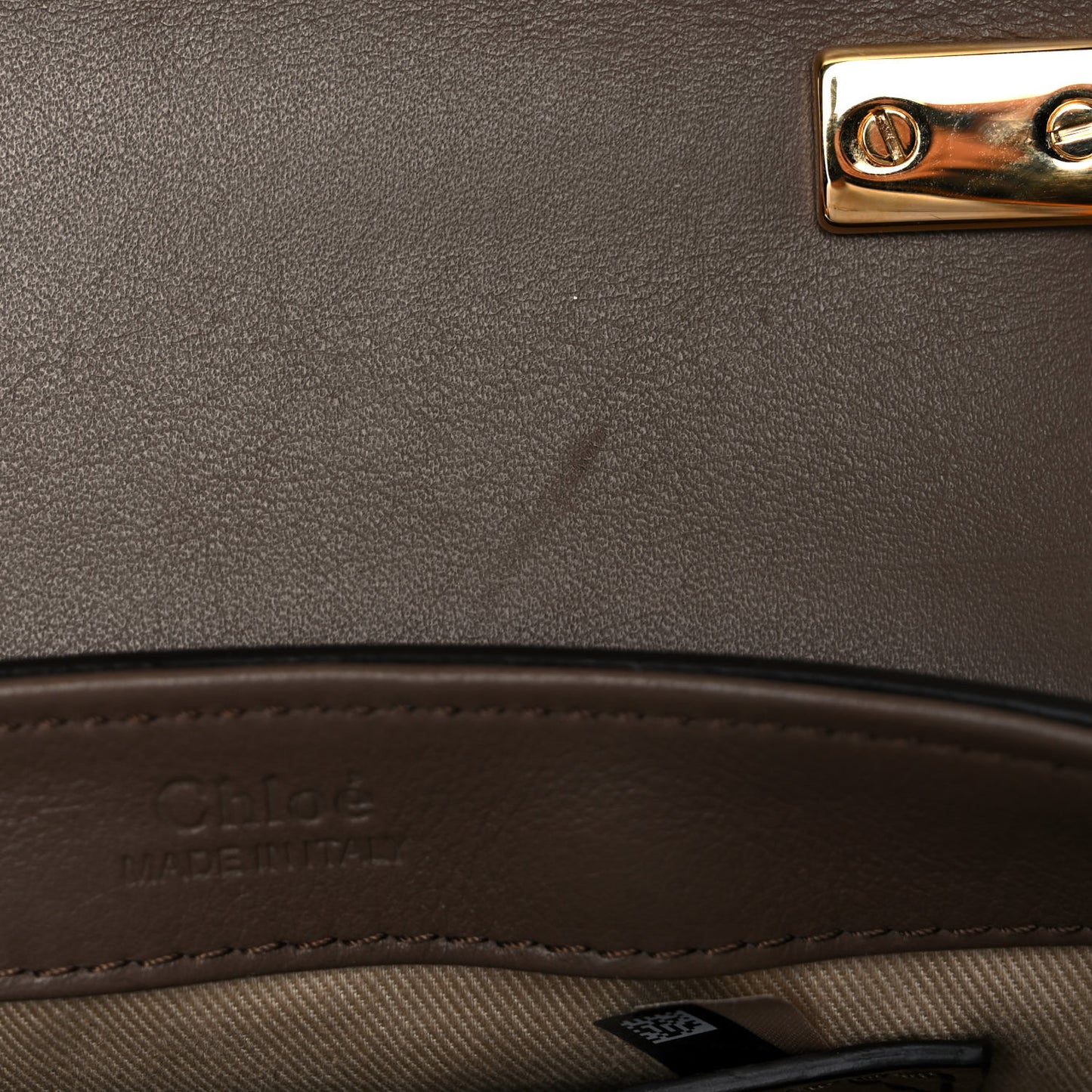 Calfskin Crocodile Embossed Mini C Bag Army Green