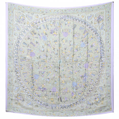 Hermes Summer Twill Silk Lalbhai Giant Scarf 140 2 of 5