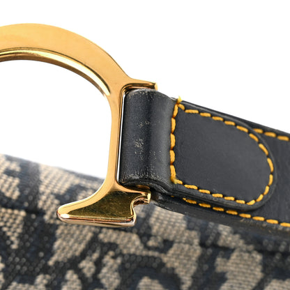 Christian Dior Monogram Saddle Bag Blue 11 of 12