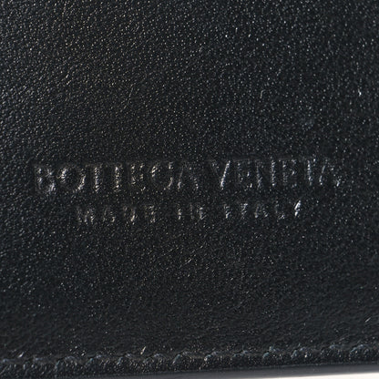 Bottega Veneta Nappa Maxi Intrecciato Small Bi-Fold Zip Wallet Black 7 of 10