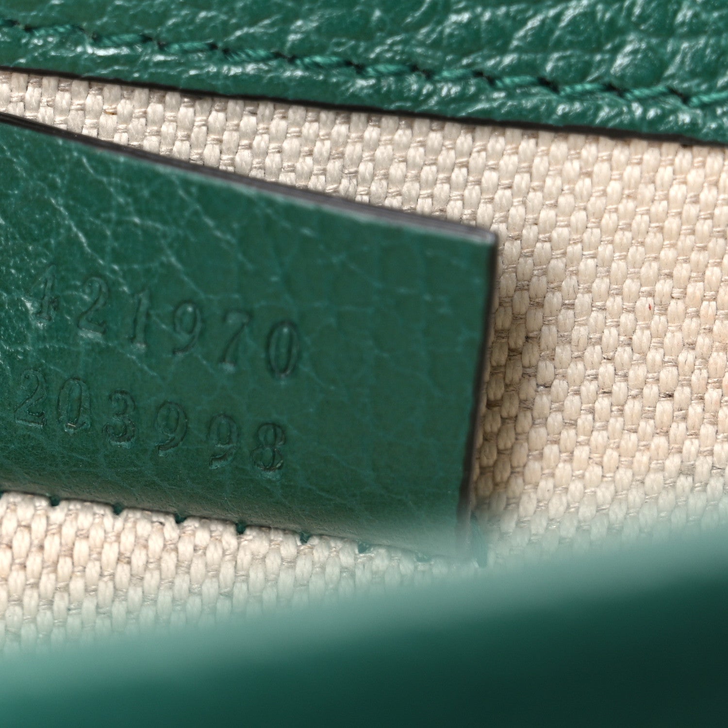 Gucci Calfskin Mini Dionysus Shoulder Bag Emerald 7 of 12