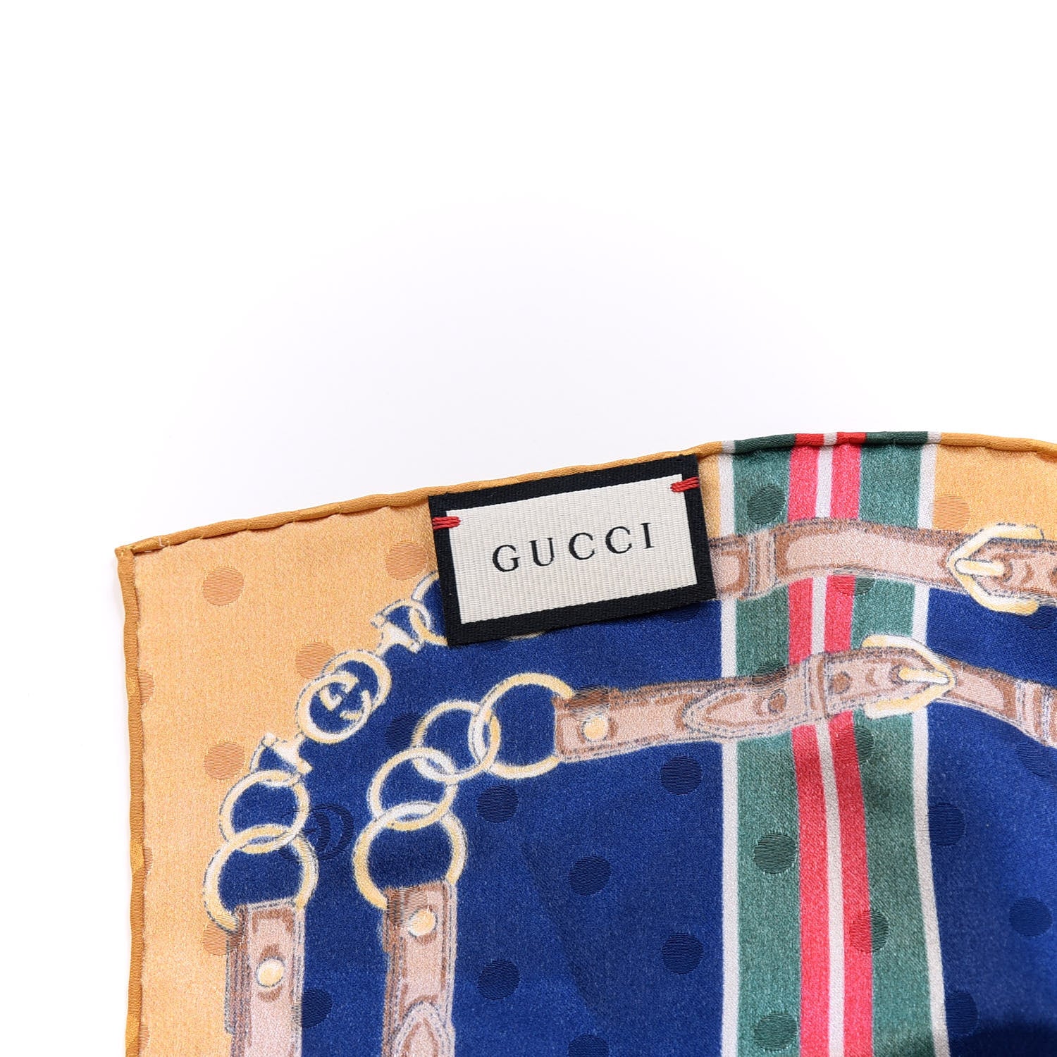 Gucci Silk Chain Square Scarf Multicolor 3 of 4