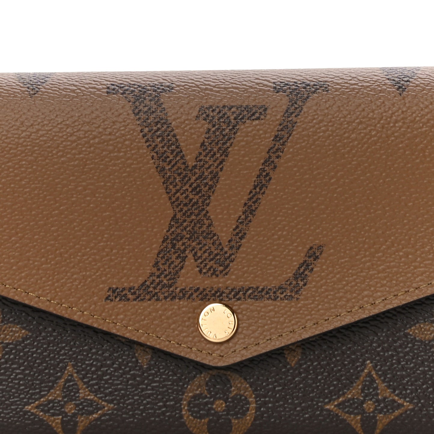 Reverse Monogram Giant Sarah Wallet
