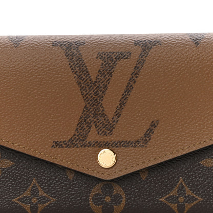 Louis Vuitton Reverse Monogram Giant Sarah Wallet 7 of 10