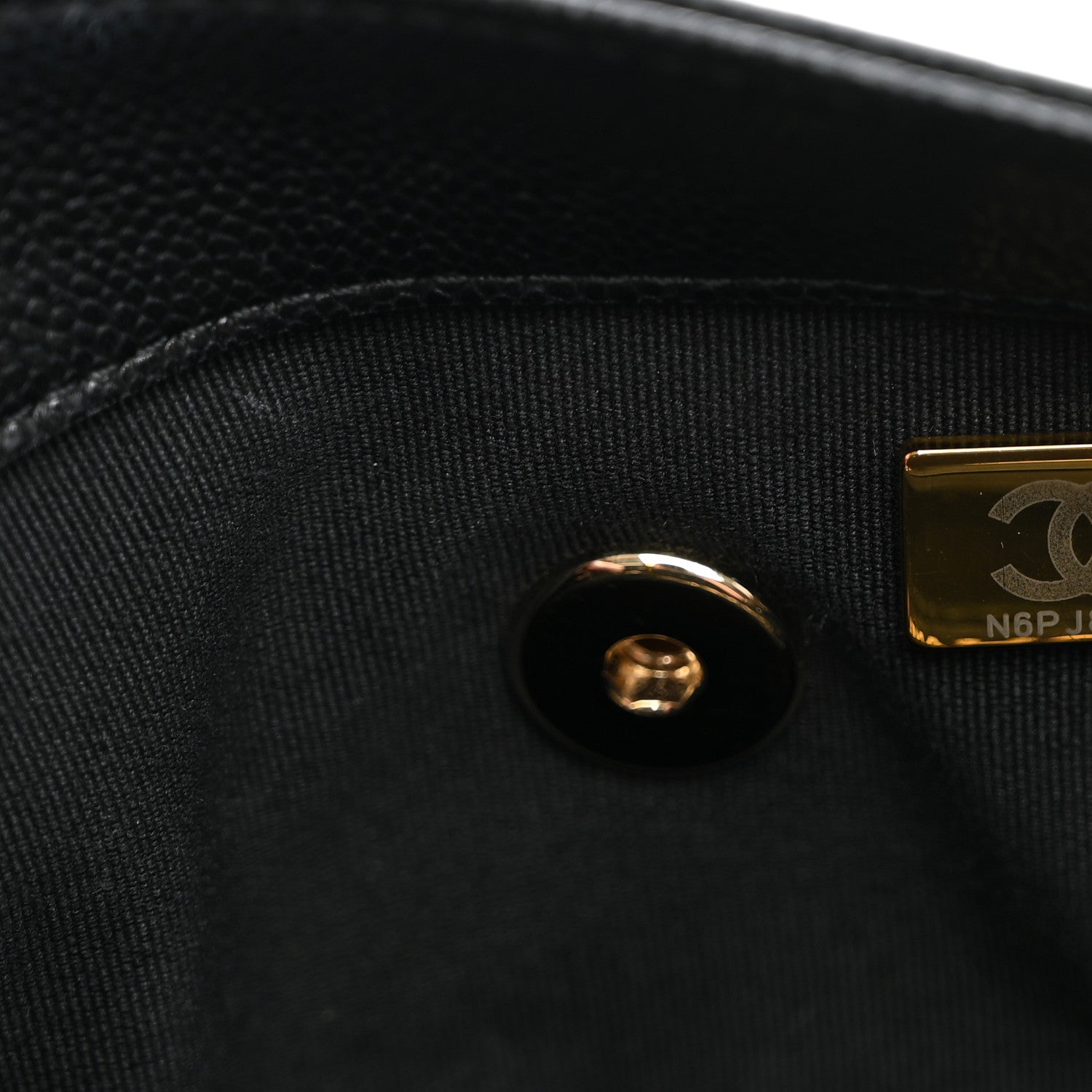 Chanel Shiny Caviar Quilted Small Duma Pockets Drawstring Backpack Black 6 of 9