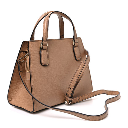 Gucci Dollar Calfskin Medium Soho Top Handle Satchel Camelia 3 of 10