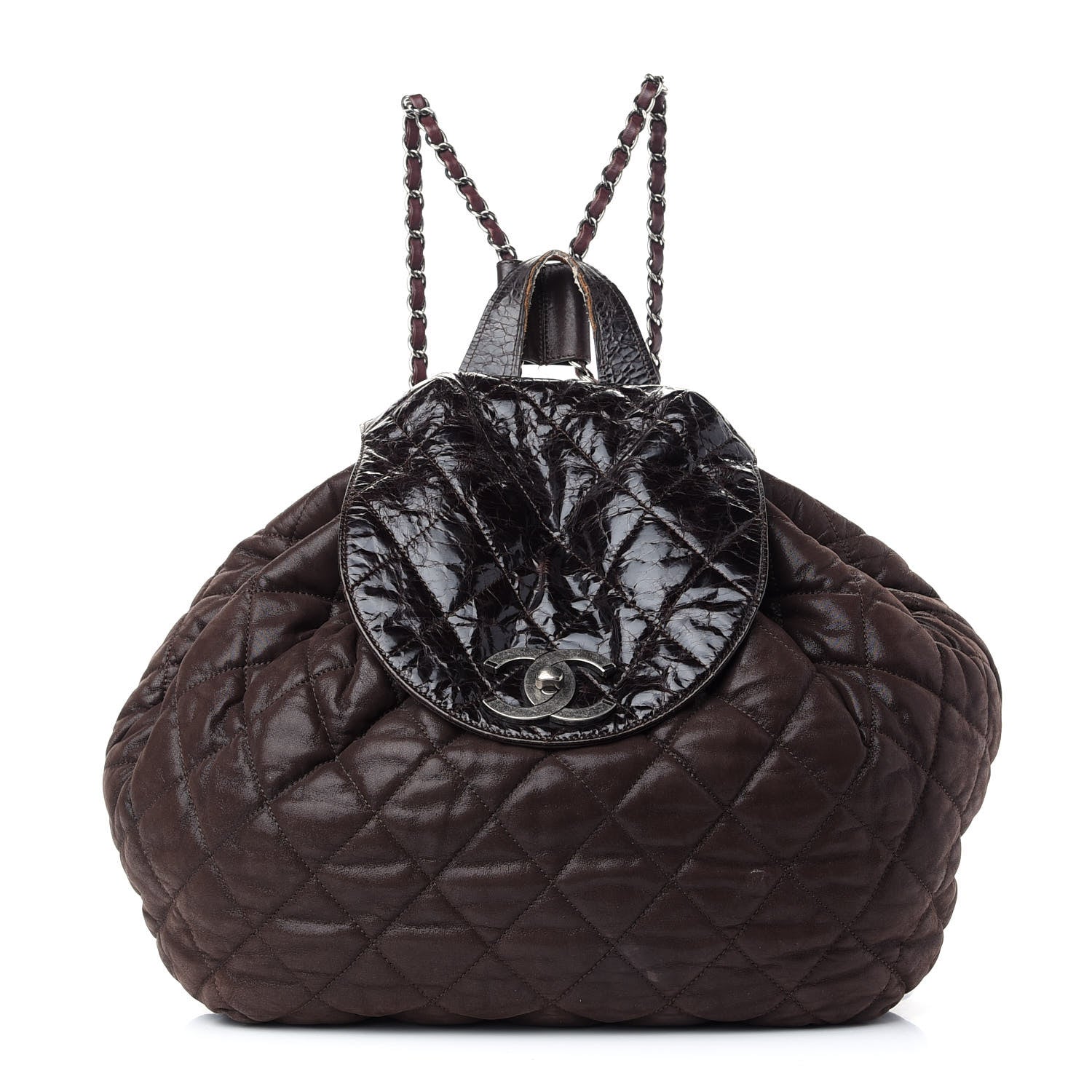 Chanel Iridescent Calfskin Quilted In The Mix Backpack Brown 1 of 10