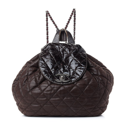 Chanel Iridescent Calfskin Quilted In The Mix Backpack Brown 1 of 10