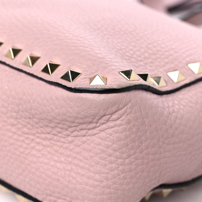 Valentino Garavani Pebbled Calfskin Small Rockstud Flip-Lock Messenger Bag Water Rose 8 of 16