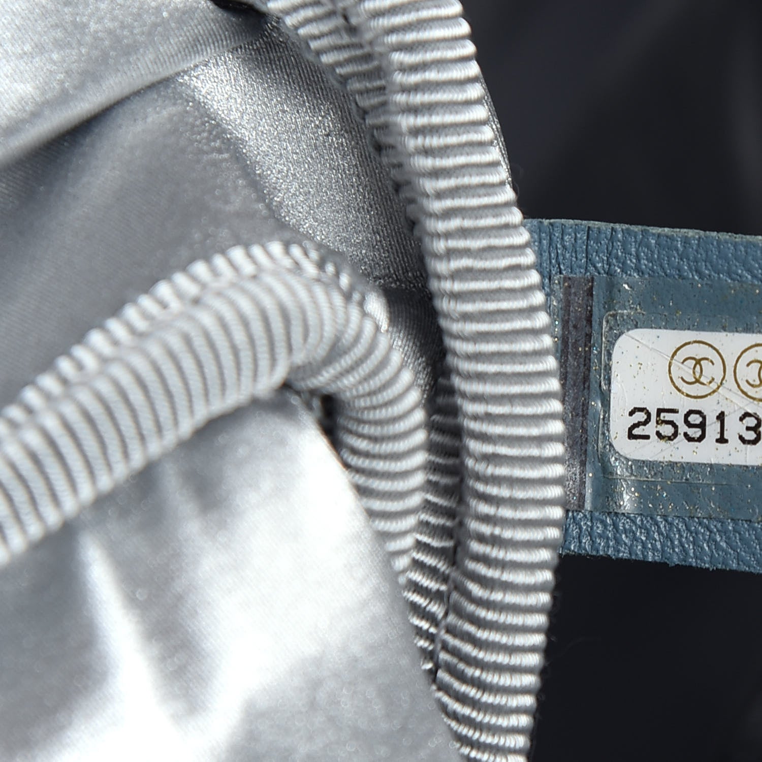 Chanel Nylon Embossed Small Doudoune Backpack Black Blue White 8 of 8