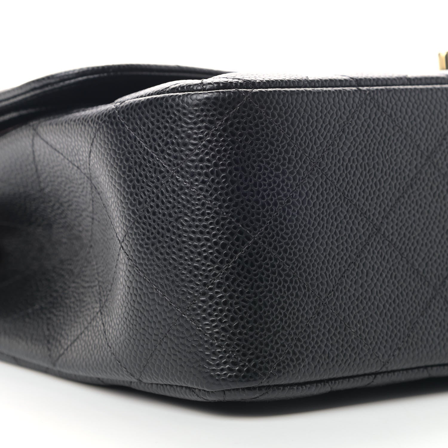 Chanel Caviar Quilted Jumbo Double Flap Black 7 of 8