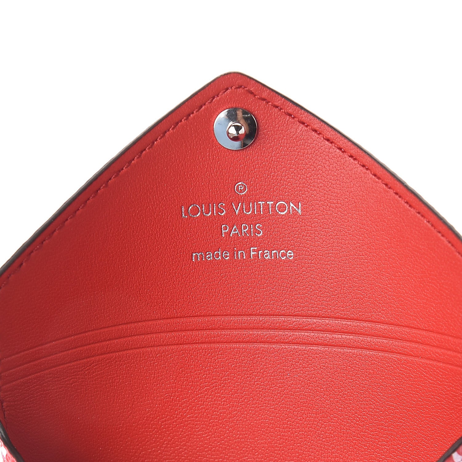 Louis Vuitton Monogram Escale Small Kirigami Pochette Insert Red 6 of 6